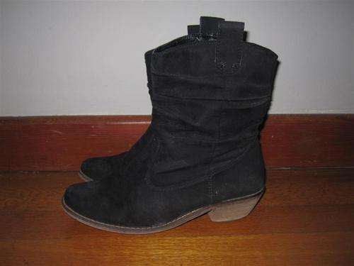 Black Suede Boots Nr5