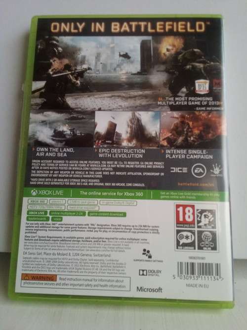 Battlefield 4 XBox 360 game