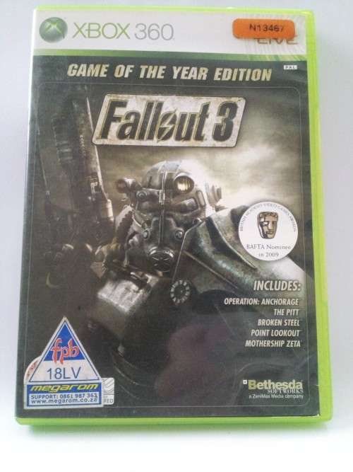 Fallout 3 Xbox 360 game