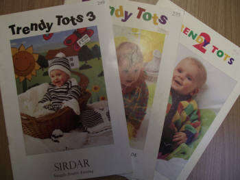"Trendy Tots " Knitting Books by Sidar