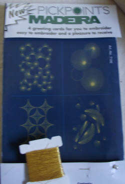 Madeira Pickpoints Cards to embroider