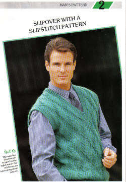 Knitting Patterns Set of 15 : Man's pattern