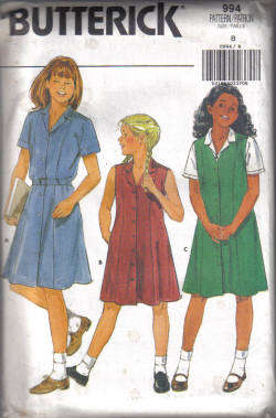 Butterick Sewing Pattern (Children) # 994
