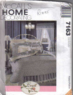 McCall's Sewing Pattern (Home Decorating) # 7163