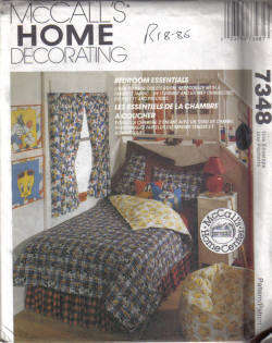 McCall's Sewing Pattern (Home Decorating) # 7348