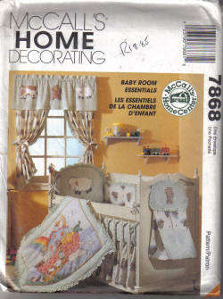 McCall's Sewing Pattern (Home Decorating) # 7868