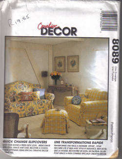 McCall's Sewing Pattern (Creative Decor) # 8089