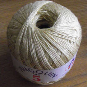 Pingouin # 5 Crochet Cotton Soft Caramel