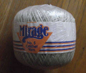 Mirage # 5 Crochet Cotton Natural Sand
