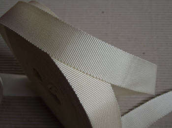 GREAT QUALITY Cream Petersham Ribbon  23mm