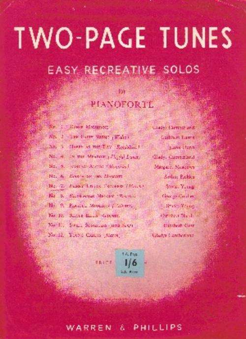Easy Recreative Solos for Pianoforte: Merry Little Troopers