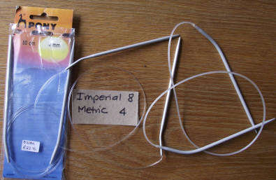 Circular Knitting Needles Size 4mm (80cm)