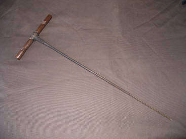 Vintage Fencing Auger