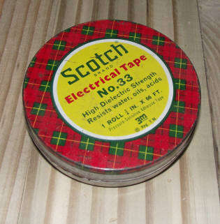Vintage Scotch Electrical Tape Tin