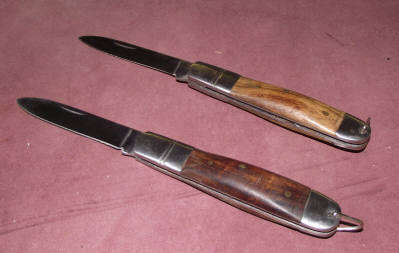 2 Okapi Knives (Wooden Scales)