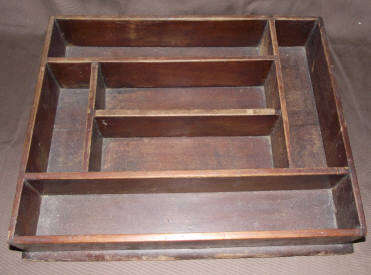 Vintage Wooden Printers Tray for your Collectables