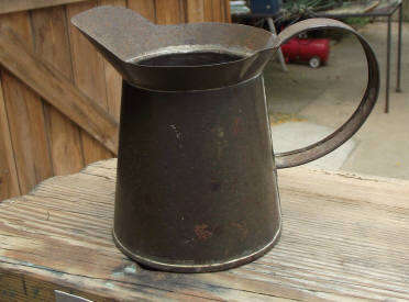 Vintage Galvanized Iron Jug