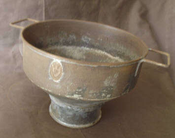 Vintage Galvanized Milk Strainer