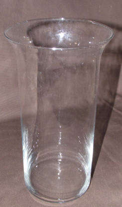 Tall Straight Glass Vase