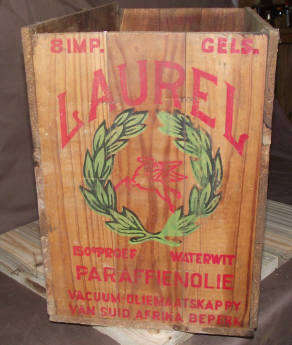 STUNNING: Vintage Laurel Paraffin Crate