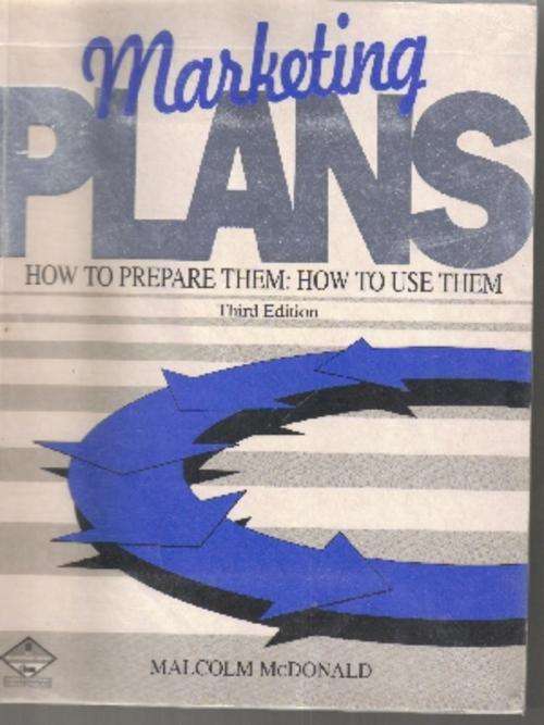 Marketing Plans by Malcolm McDonald