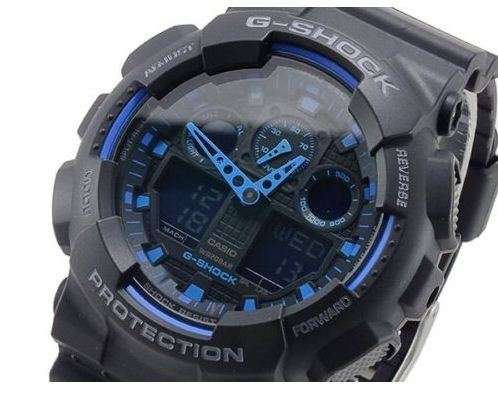 Original Casio G-Shock GA-100-1A2 Blue