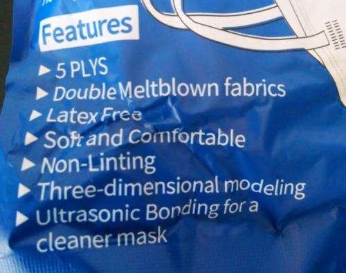 N95 / FFP2 Mask FDA Certified 10 Per Pack