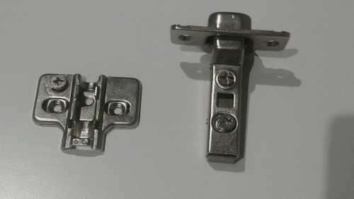 Soft Closing Cupboard Door Hinges - 0mm, with Cam Adjusting Plate (Brand New)