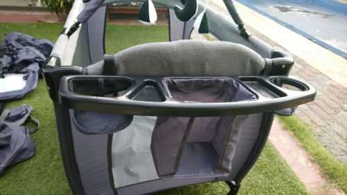 Brand New Chelino Siesta II - Dark Grey Camp Cot (with one broken piece... Please read description)