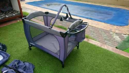 Brand New Chelino Siesta II - Dark Grey Camp Cot (with one broken piece... Please read description)