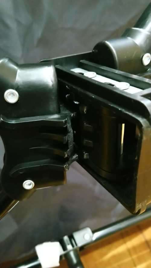 Brand New Chelino Siesta II - Dark Grey Camp Cot (with one broken piece... Please read description)