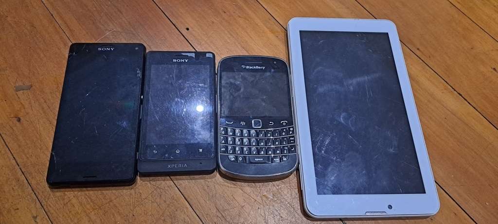 Cell phones and tablet