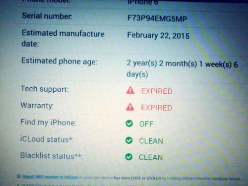 Iphone 6 for Spares LCD CRACKED - *****LOW LOW SHIPPING ****