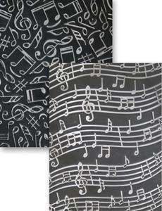 Embossing folder -  Music
