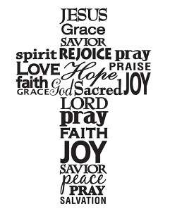 Darice embossing folder - Cross