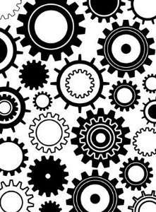 Darice embossing folder - Steam Gear