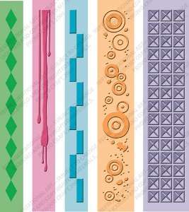 Cuttlebug A2 Embossing Folder - Pop Culture