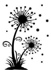 Darice Embossing Folder - Dandelions