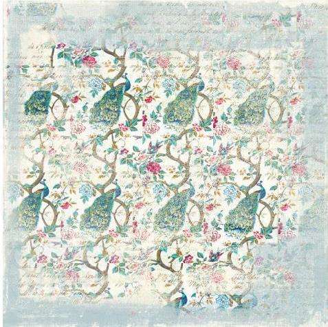 Magnolia - Vintage Pfau - 12"X12" single sheet