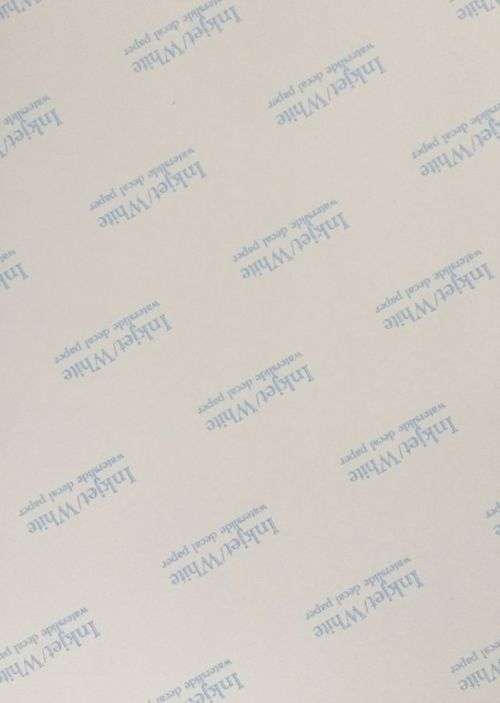 Waterslide Decal paper (for inkjet) - White