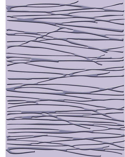 Cuttlebug A2 Embossing Folder - Forest Branches