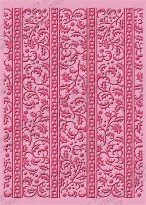 Cuttlebug A2 Embossing Folder - Holly Ribbons