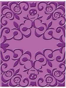 Skeleton Scroll -  Cuttlebug A2 Embossing Folder