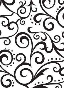 Darice embossing folder -  Scroll