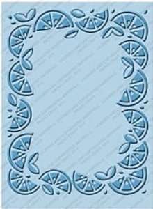 Cuttlebug embossing folder - Oranges & Lemons