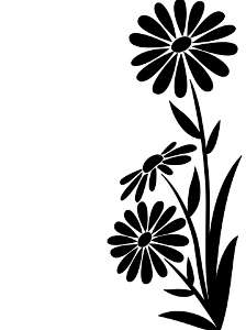 Darice embossing folder -  Daisy