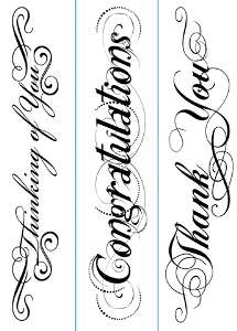 Darice - Embossing Border - Phrases