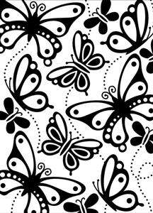 Darice embossing folder - Butterflies