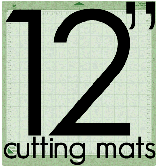 12-Inch x 12-Inch Cricut Cutting Mats - 2mats in one sealed pack (12")