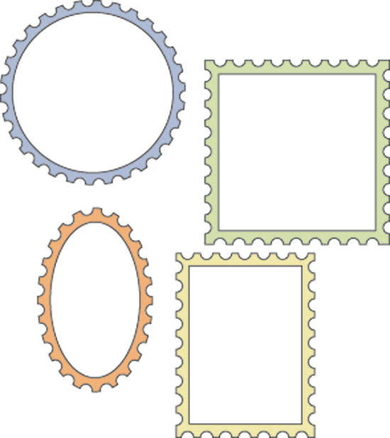 Stamps Cuttlebug 2x2 Cutting Die Set